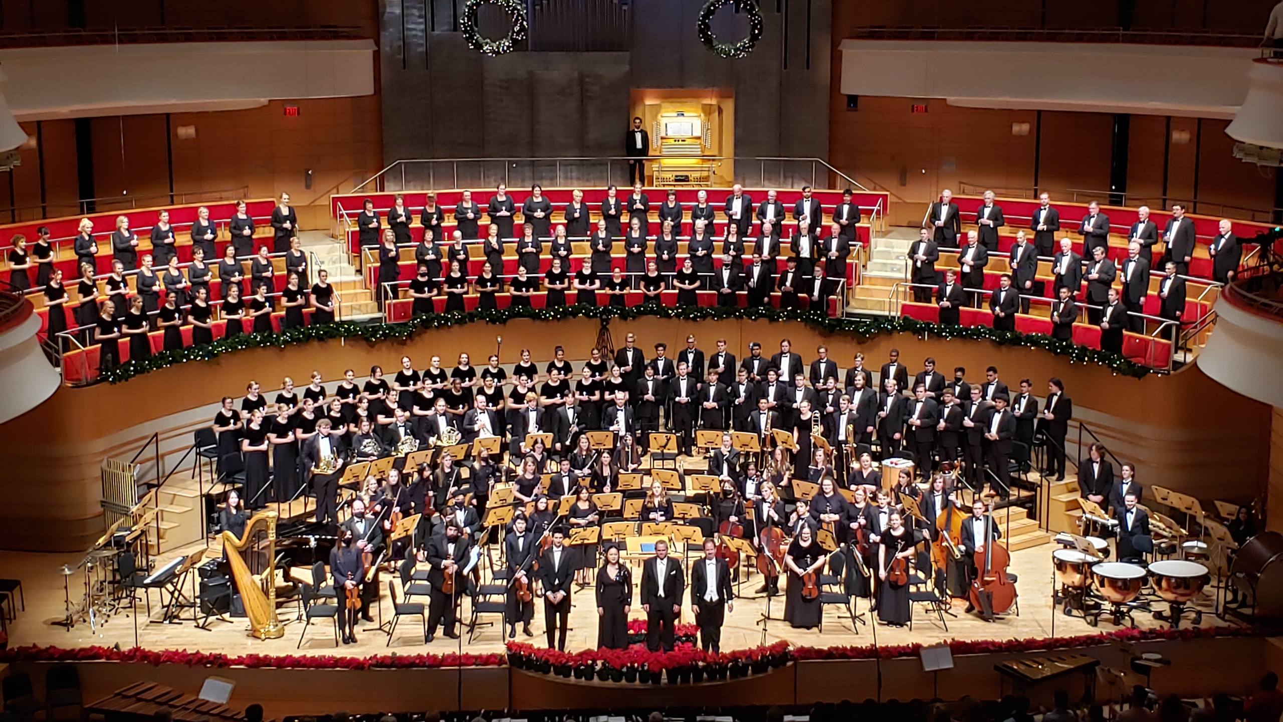 Concordia musicians and vocalists raise the sounds of joy in Segerstrom